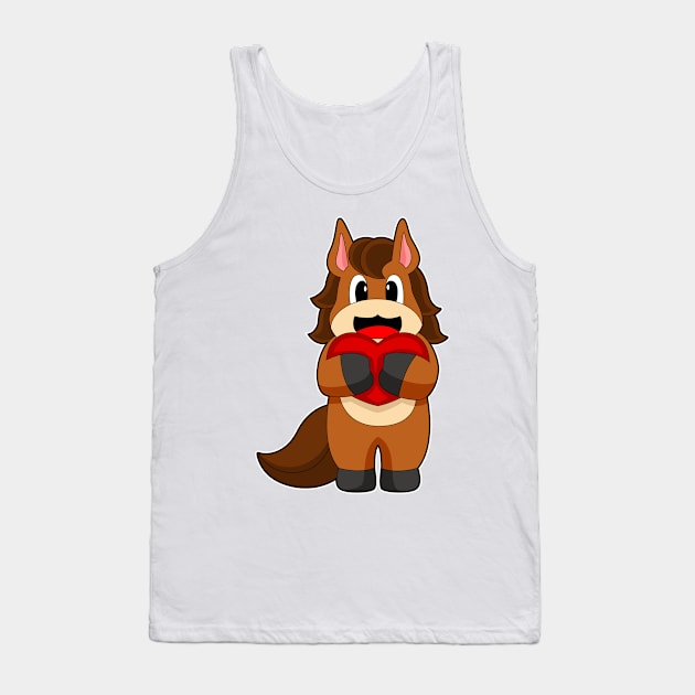 Horse Heart Tank Top by Markus Schnabel